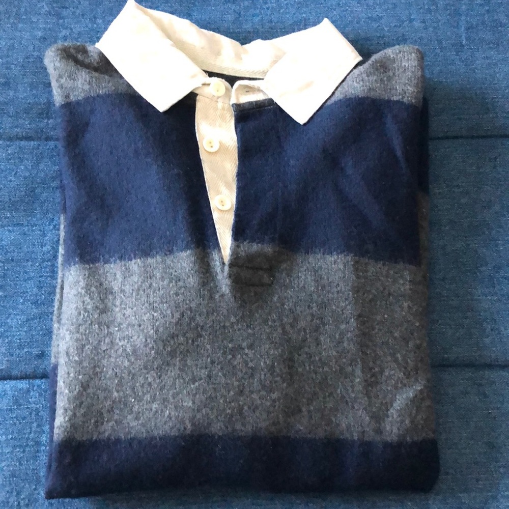 🤑SALE🤑Abercrombie wool blend rugby sweater